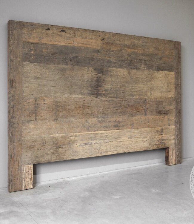 Be-Uniq Bed Hoofdbord | Oud Hout | H140 x B200 x D5 cm