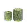 Cilinder | Bubbles | Groen | H10 x D9 cm