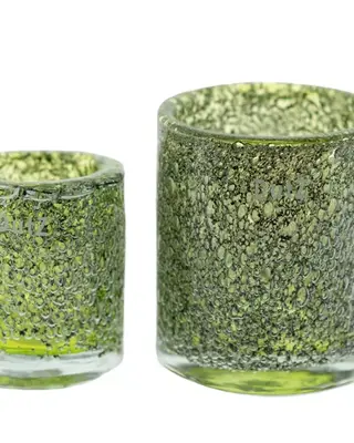 DutZ Cilinder | Bubbles | Groen | H10 x D9 cm