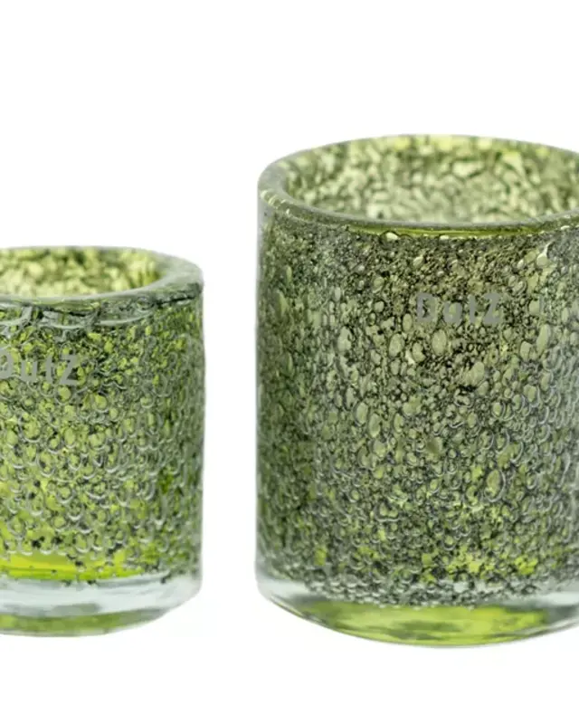DutZ Cilinder | Bubbles | Groen | H10 x D9 cm