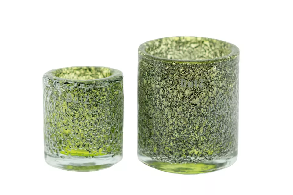 DutZ Cilinder | Bubbles | Groen | H10 x D9 cm