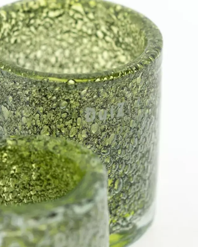 DutZ Cilinder | Bubbles | Groen | H10 x D9 cm