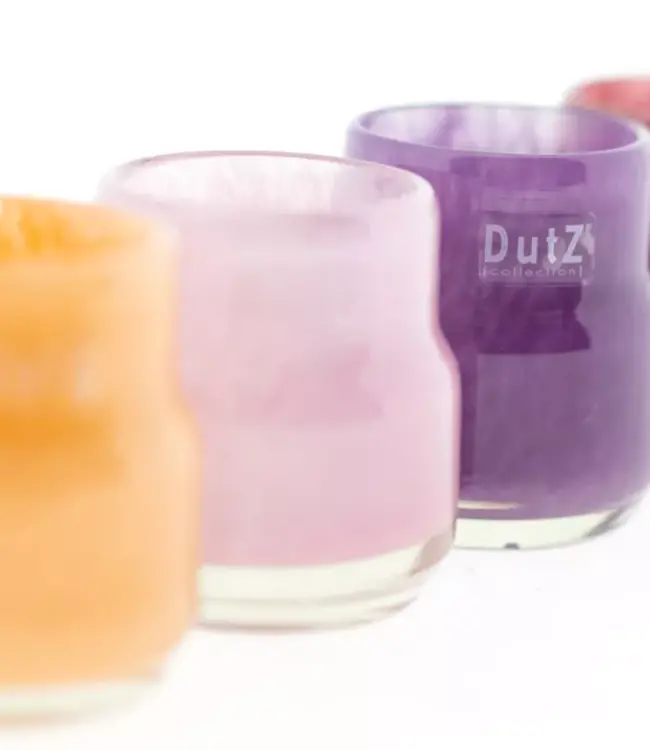 DutZ Kaarsenglas Maartje | H8 x D8 cm | 8 Kleuren!