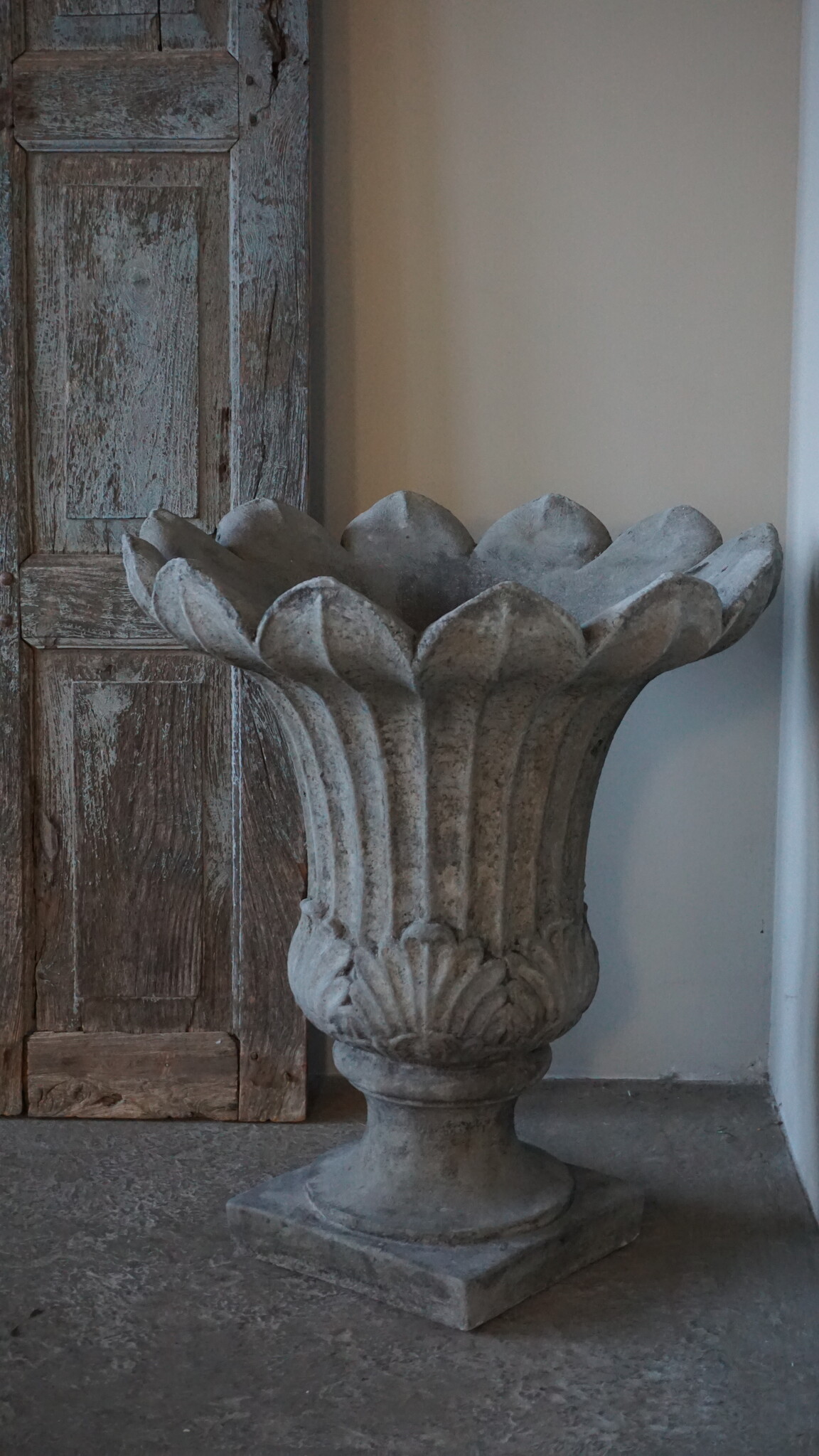 Il Cupido Bloembak Tulp | Beton | H70 x D60 cm