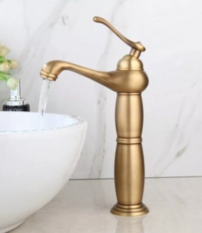 Rene Houtman Landelijke Wastafelkraan | Brons | H27,5 cm