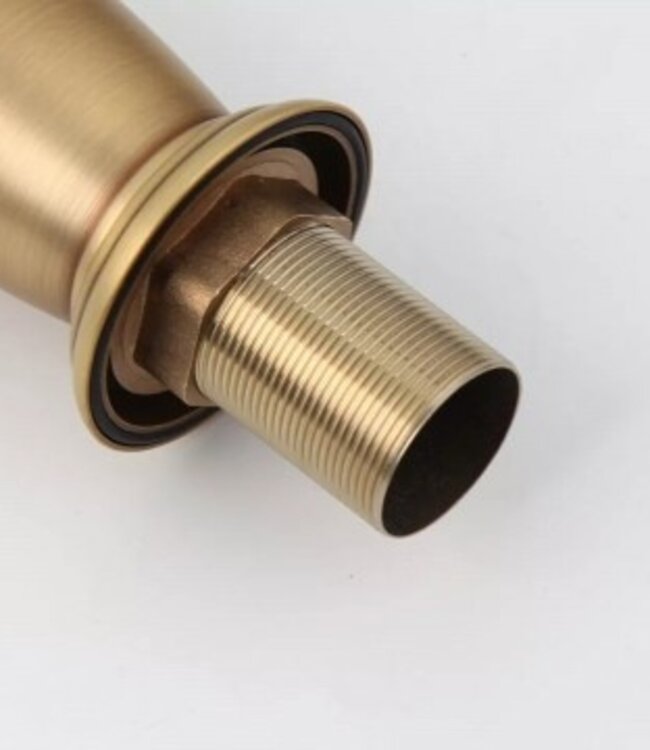 Rene Houtman Nostalgische Landelijke Wastafelmengkraan | Brons