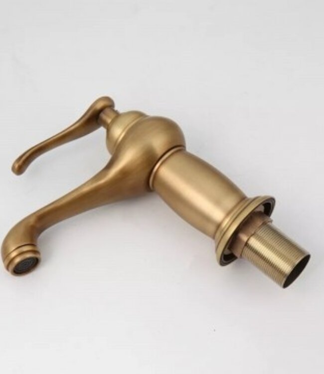 Rene Houtman Nostalgische Landelijke Wastafelmengkraan | Brons