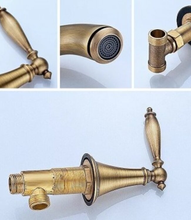 Rene Houtman Nostalgische 3-Delige Kraan | H15,5 cm