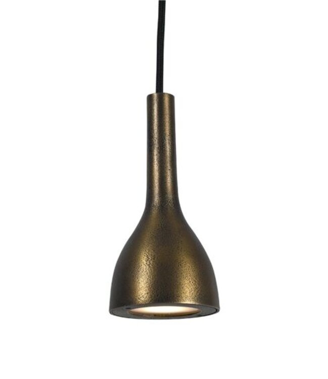 Frezoli Hanglamp Tulipi 5 | Donker Messing | L250 cm