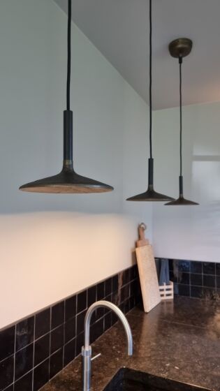 Frezoli Hanglamp Fluente | Small | Donker Messing | H14 cm