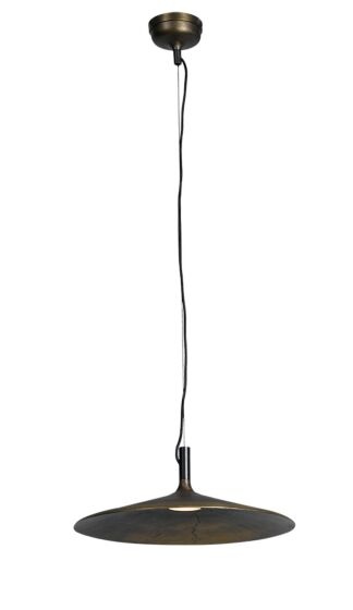 Frezoli Hanglamp Fluente XL | Donker Messing | 48 cm