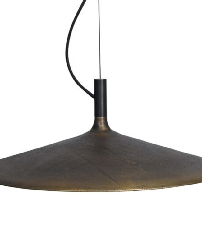 Frezoli Hanglamp Fluente XL | Donker Messing | 48 cm