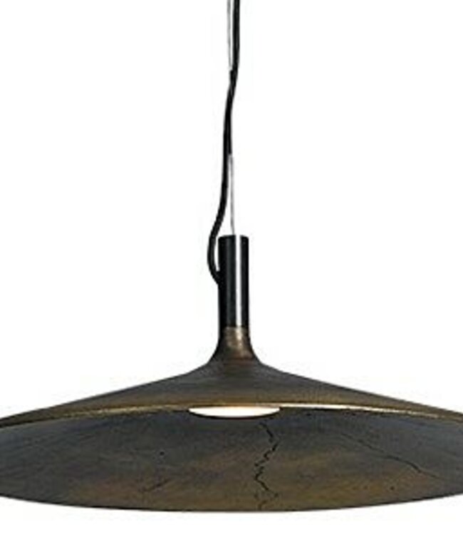 Frezoli Hanglamp Fluente XL | Donker Messing | 48 cm