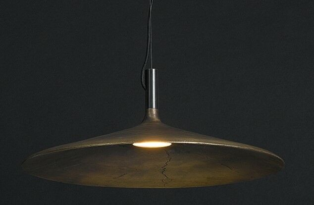 Frezoli Hanglamp Fluente XL | Donker Messing | 48 cm