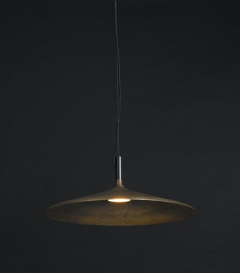 Frezoli Hanglamp Fluente XL | Donker Messing | 48 cm