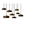 Hanglamp Pebble 8 | Donker Messing