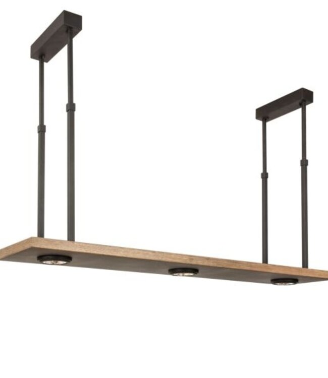 Frezoli Hanglamp Tray | Mat Zwart | L140 cm