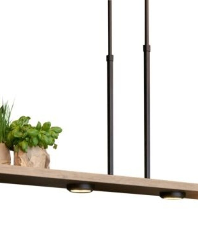 Frezoli Hanglamp Tray XL | Mat Zwart | L200 cm