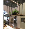 Hanglamp Tray XL | Mat Zwart | L200 cm