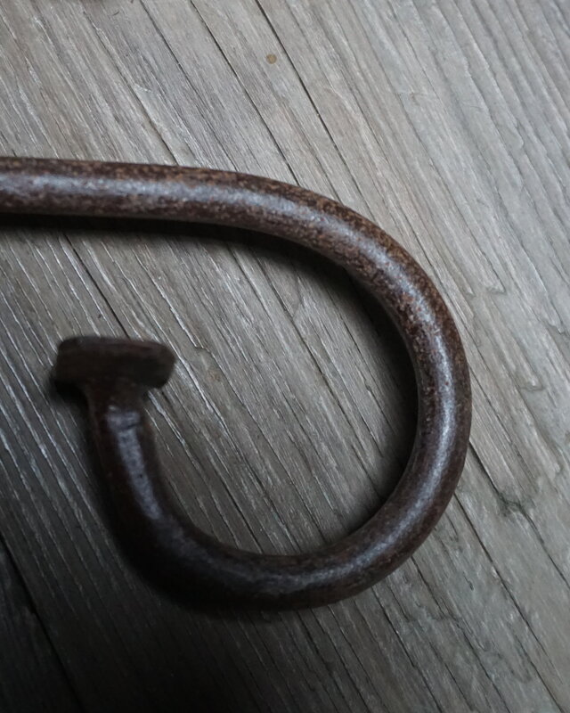 Rene Houtman Glashaak | Kaarshouder | Roest | H30 cm