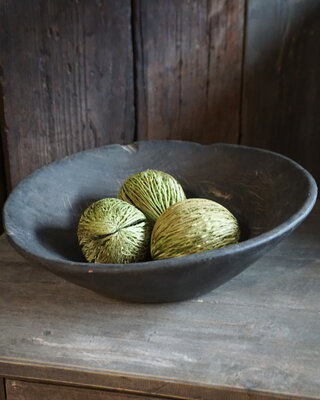 Rene Houtman Chapati Schaal Oud Hout | H8 x D30 cm