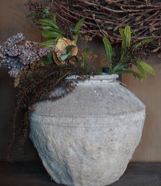 Rene Houtman Oude Stenen Pot | H45 x D48 cm