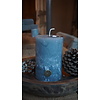 Stompkaars Rustic | Grey Blue | H15 cm