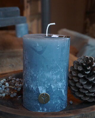 Brynxz Stompkaars Rustic | Grey Blue | H15 cm