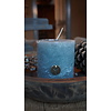 Stompkaars Rustic | Grey Blue | H10 x D10 cm