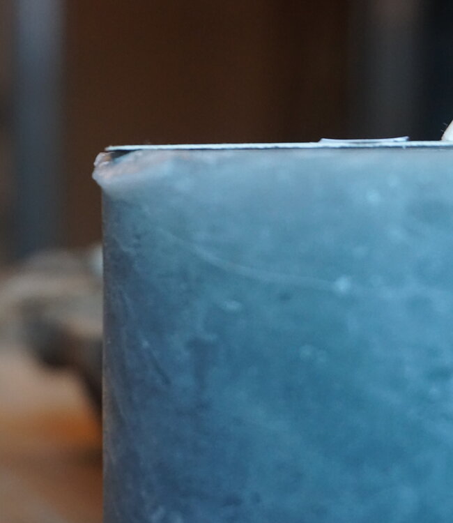 Brynxz Stompkaars Rustic | Grey Blue | H10 x D10 cm