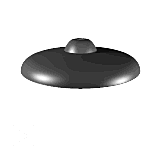 Frezoli Lampenkap Hangmodel | Ø 35 cm | Mat Zwart