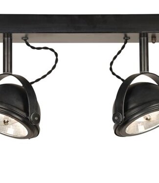 Frezoli Lupia 2 Spot | LED | Mat Zwart | H25xB33xD16 cm