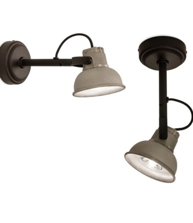 Frezoli Mazz Spot | Grijs | Ø10 x H10 cm