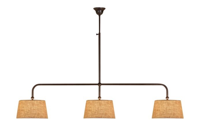Frezoli Hanglamp Miraso | Bruin Patina | B135 cm