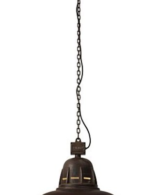 Frezoli Hanglamp Borr | Bruin Patina | H52 x Ø57 cm