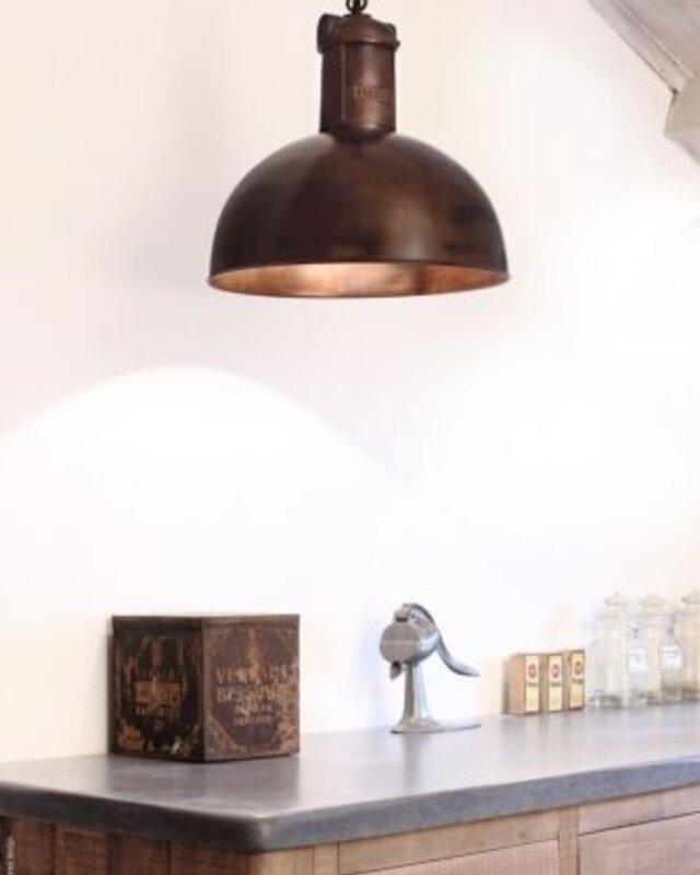 Frezoli Hanglamp Soll | Bruin Patina | H55 x Ø49 cm