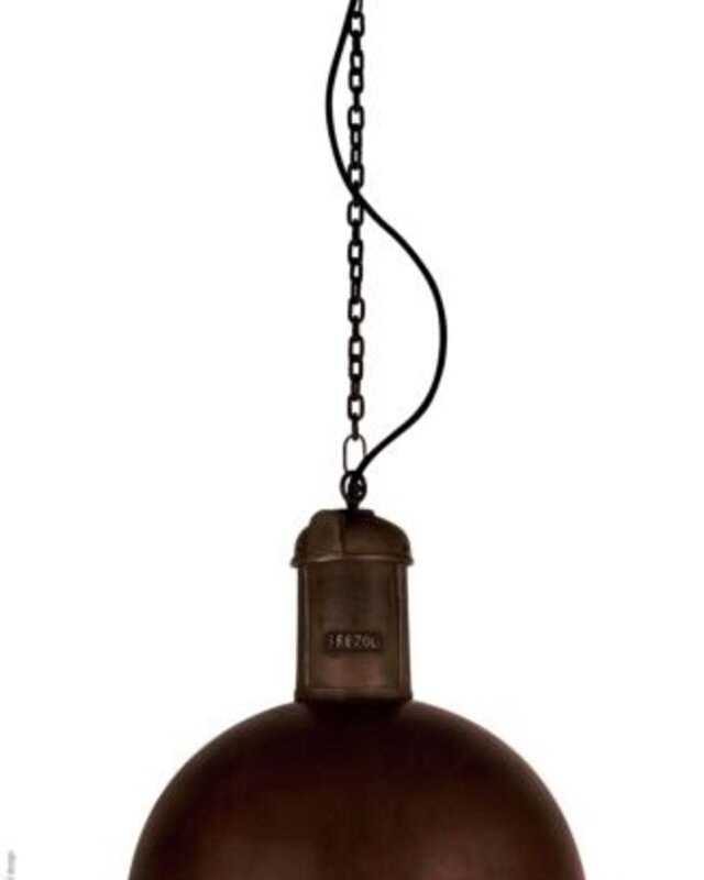 Frezoli Hanglamp Soll | Bruin Patina | H55 x Ø49 cm