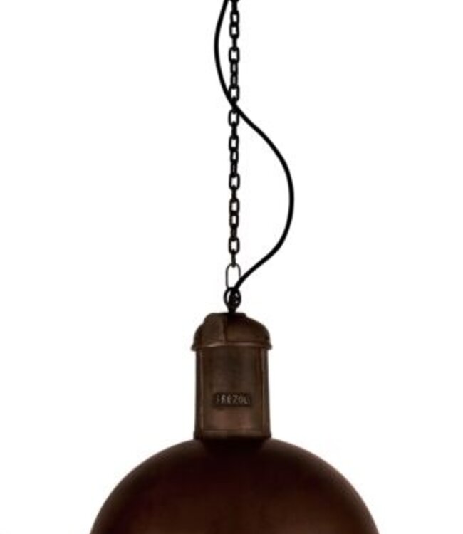 Frezoli Hanglamp Soll | Bruin Patina | H55 x Ø49 cm