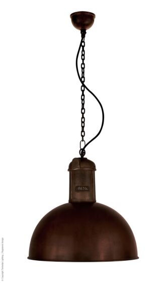 Frezoli Hanglamp Soll | Bruin Patina | H55 x Ø49 cm