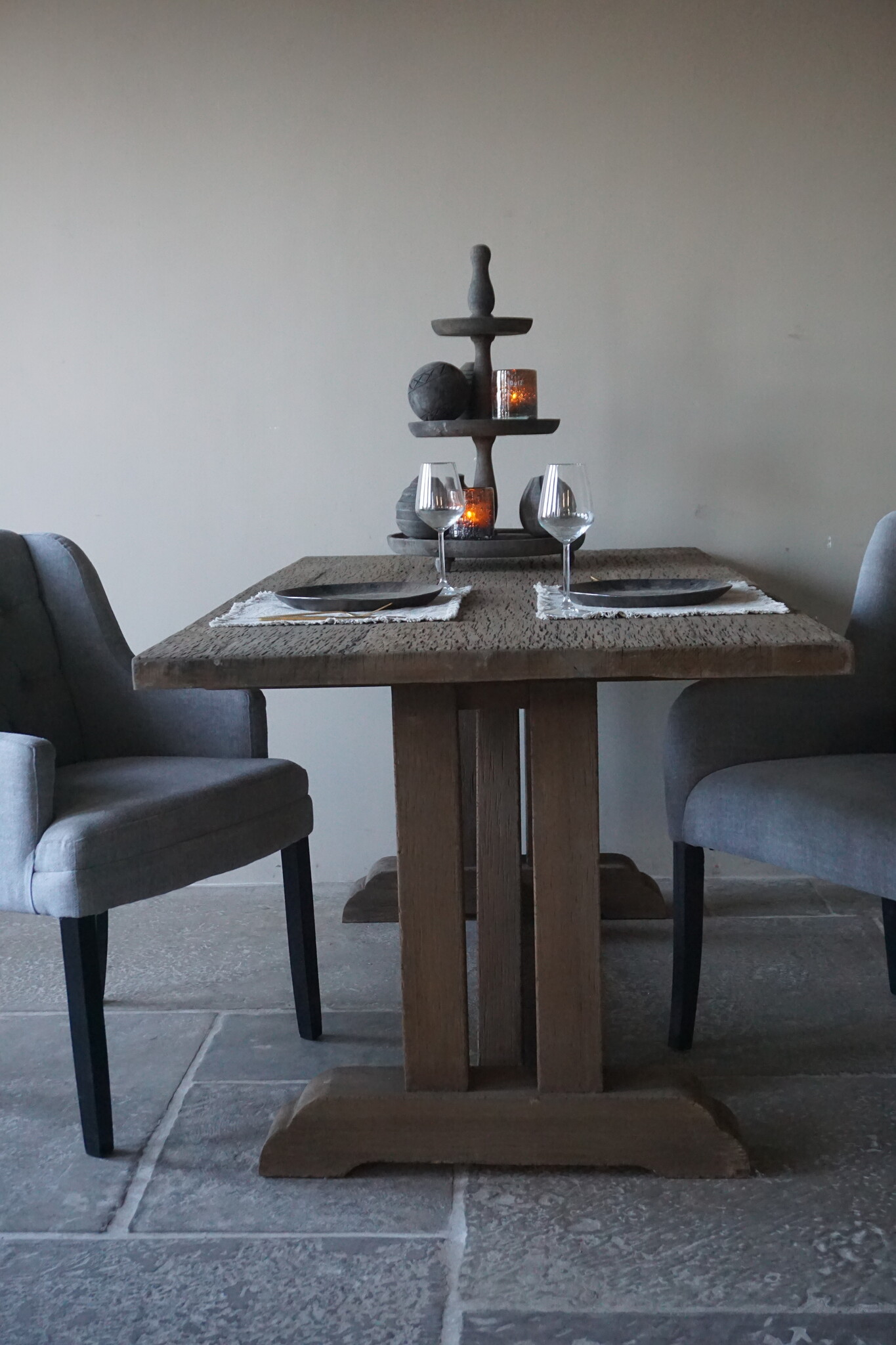 Rene Houtman Houten Kloostertafel | H79 x L180 x D90 cm