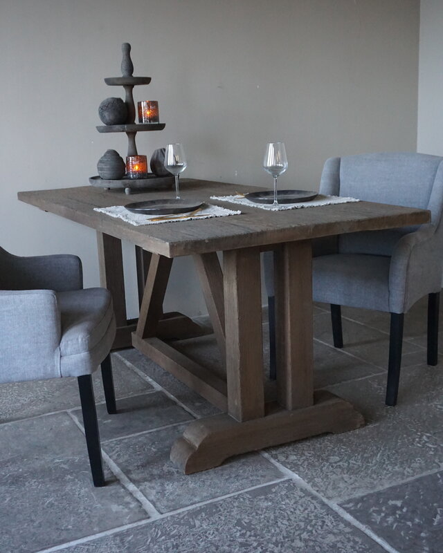 Rene Houtman Houten Kloostertafel | H79 x L180 x D90 cm