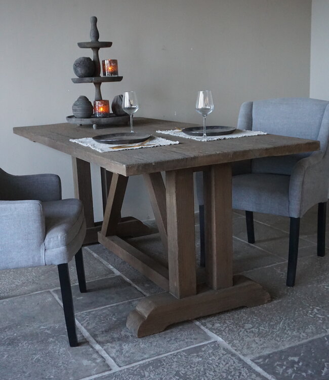 Rene Houtman Houten Kloostertafel | H79 x L180 x D90 cm