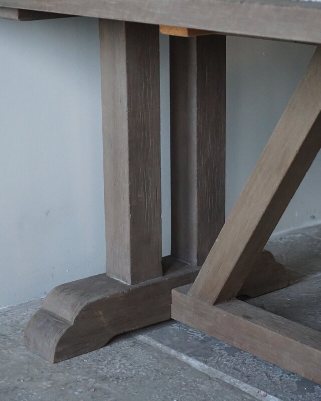 Rene Houtman Houten Kloostertafel | H79 x L180 x D90 cm