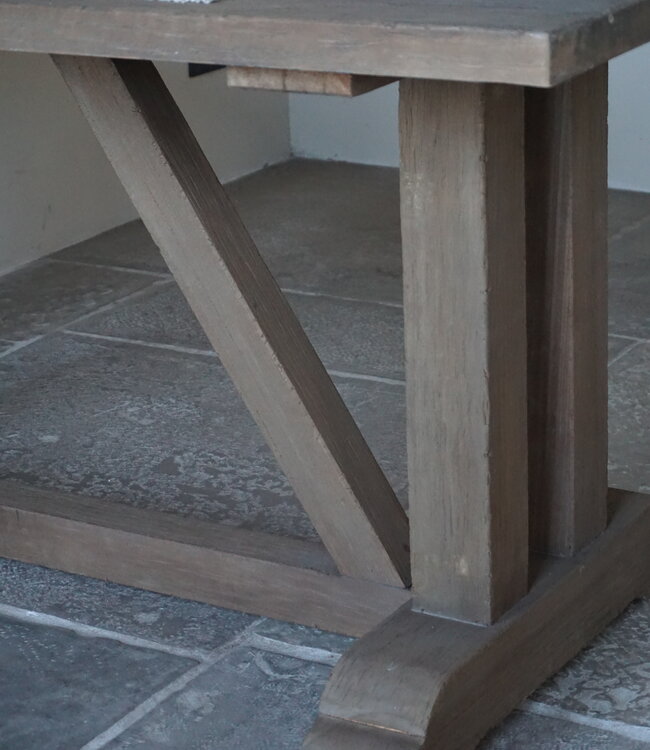 Rene Houtman Houten Kloostertafel | H79 x L180 x D90 cm