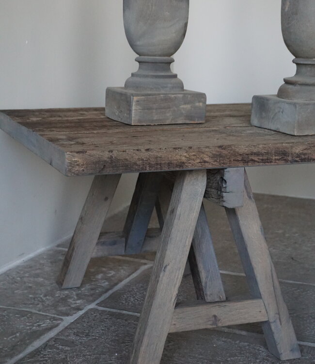 Rene Houtman Salontafel Anouk | Oud Eiken Wagonplank Geborsteld | Meerdere Maten