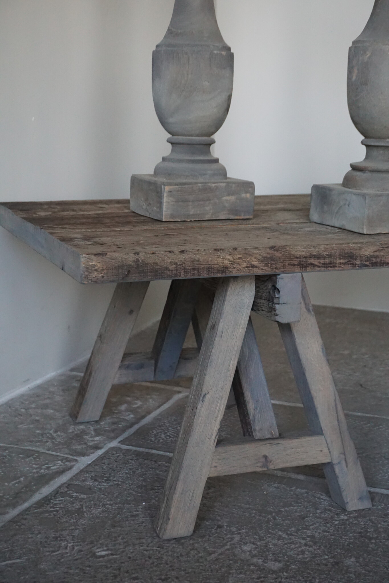 Rene Houtman Salontafel Anouk | Oud Eiken Wagonplank Geborsteld | Meerdere Maten