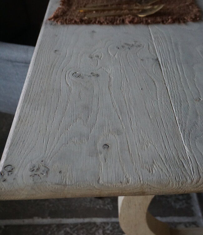 Rene Houtman Eetkamertafel Loes | Massief Eikenhout | Meerdere Maten