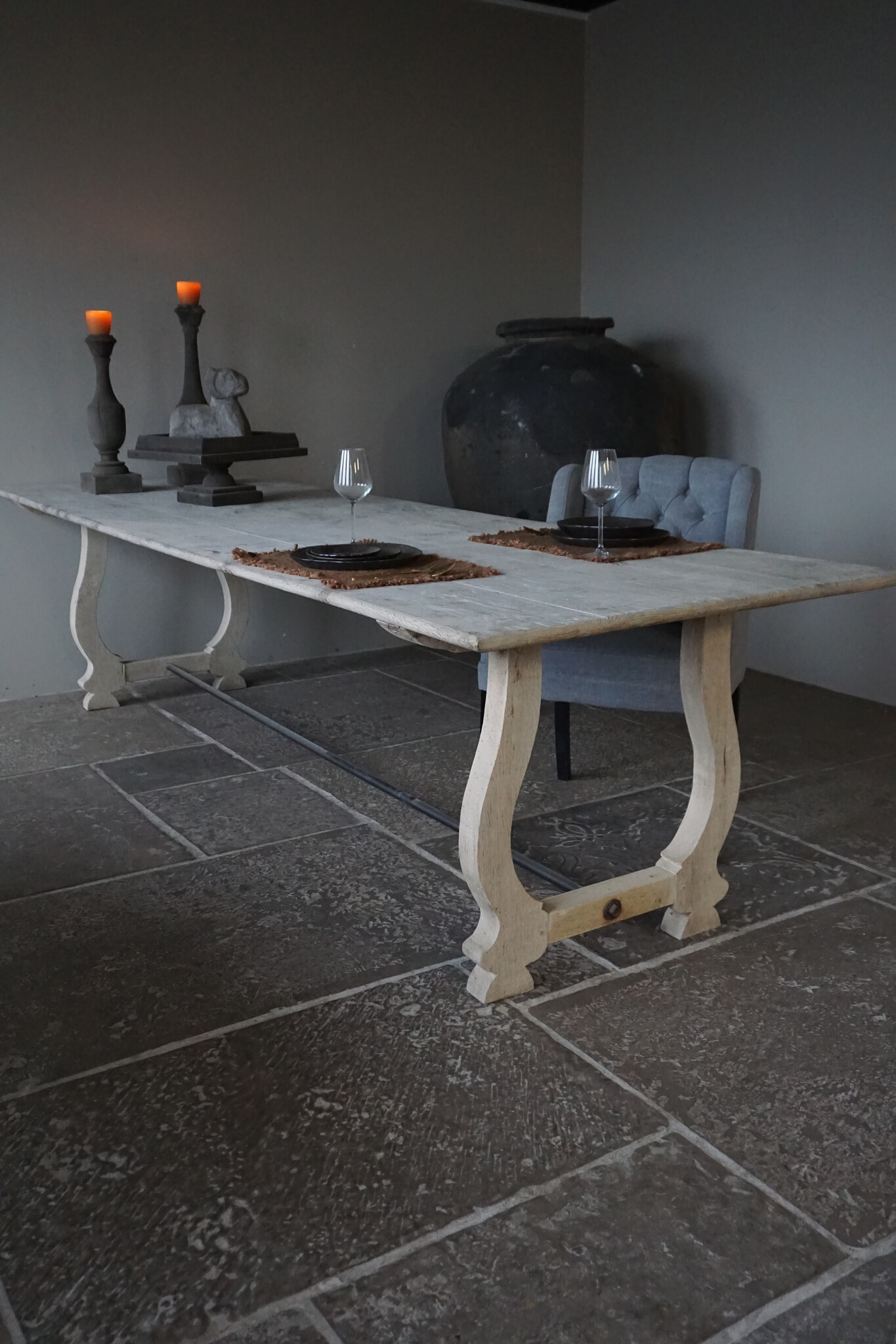 Rene Houtman Eetkamertafel Loes | Massief Eikenhout | Meerdere Maten
