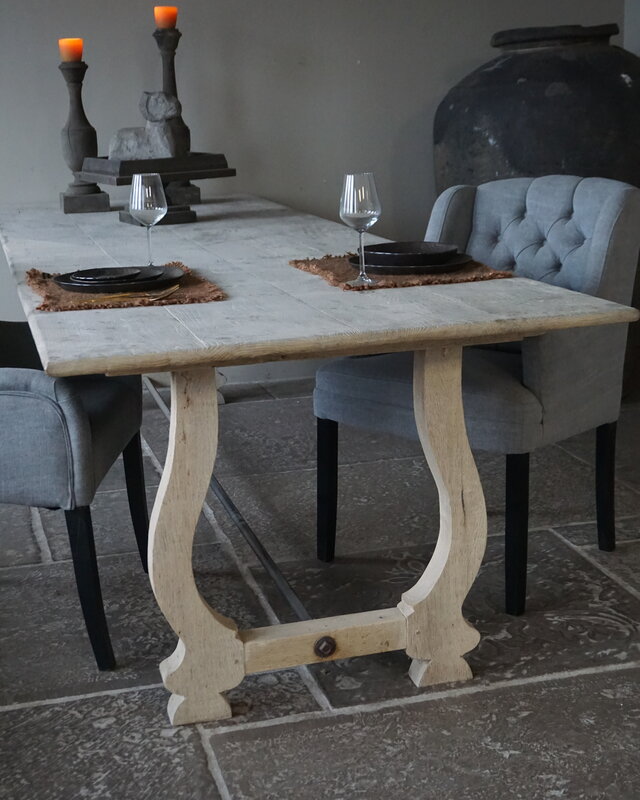 Rene Houtman Eetkamertafel Loes | Massief Eikenhout | Meerdere Maten