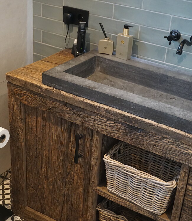 Rene Houtman Herman Badkamermeubel Met Raw Wastafel | Kies Afmeting